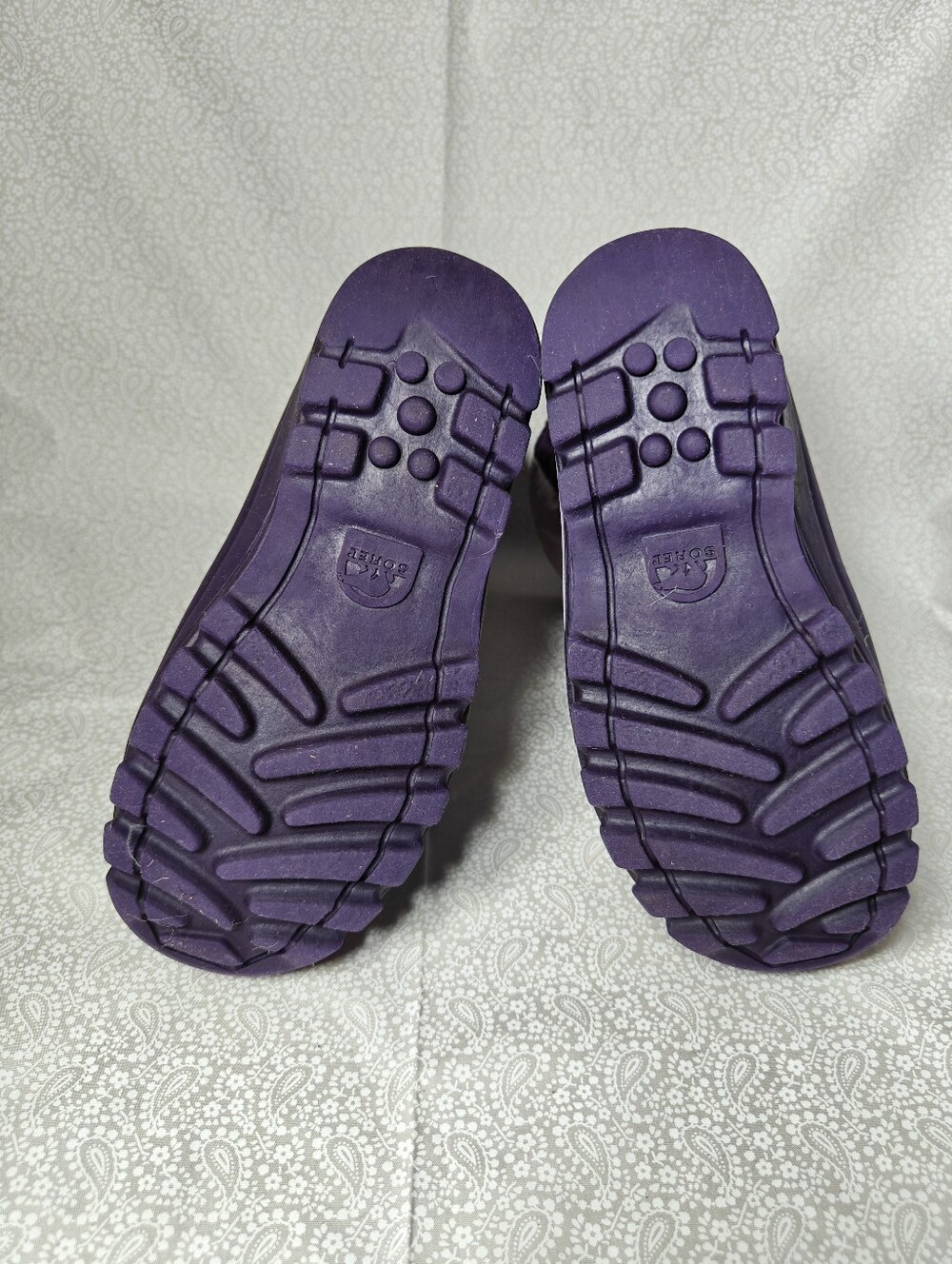 Sorel Youth Cub Insulated Purple Lavender Winter Snow Boots Toddler Girl's 12 - Picture 10 of 11